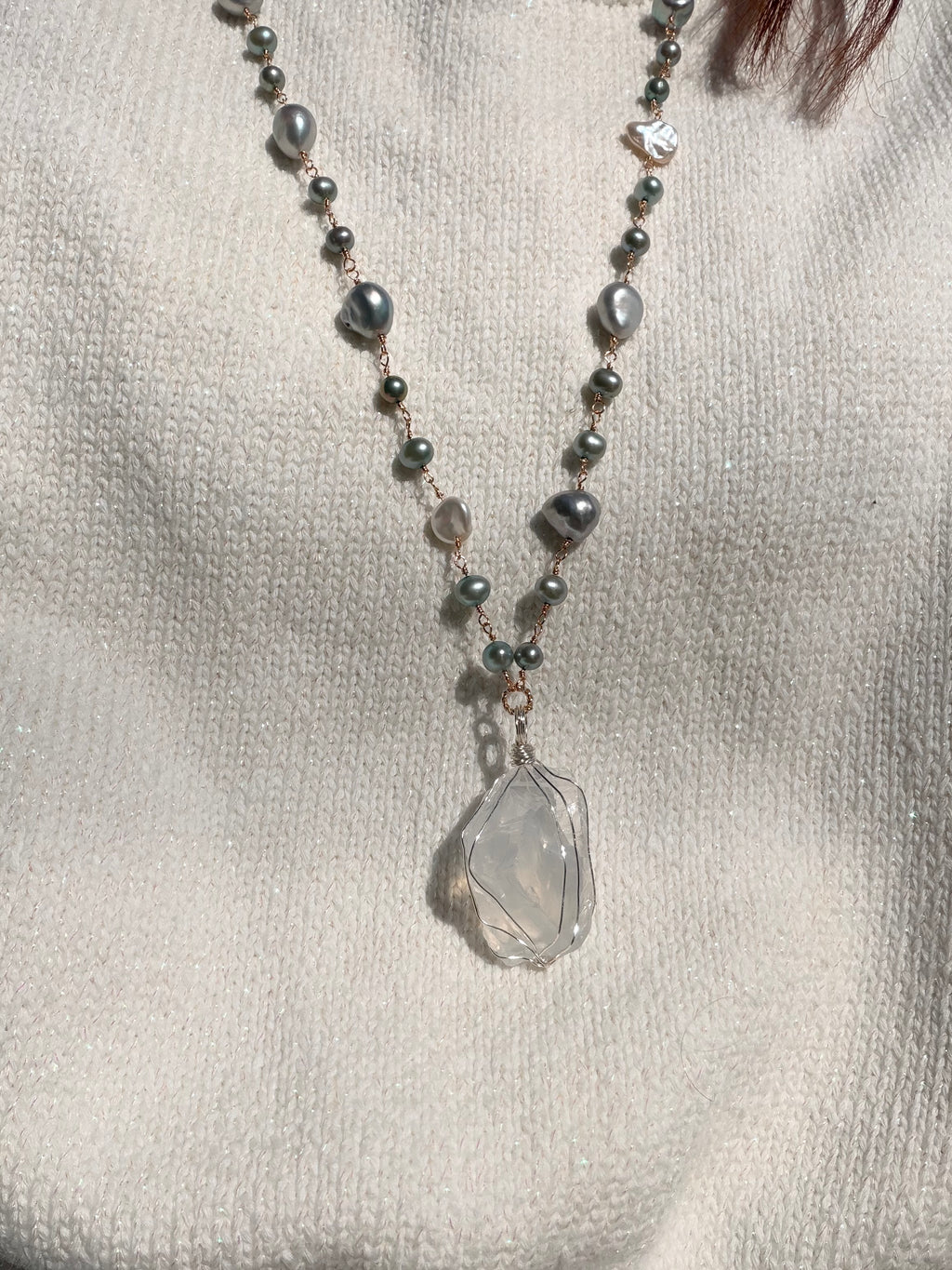 Moon Quartz ✖︎ Pearl