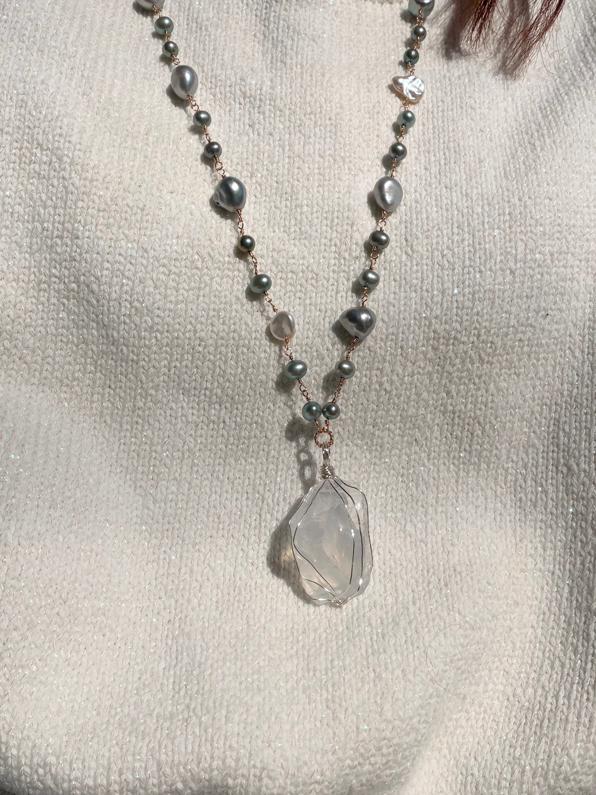 Moon Quartz ✖︎ Pearl