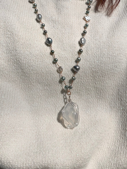 Moon Quartz ✖︎ Pearl